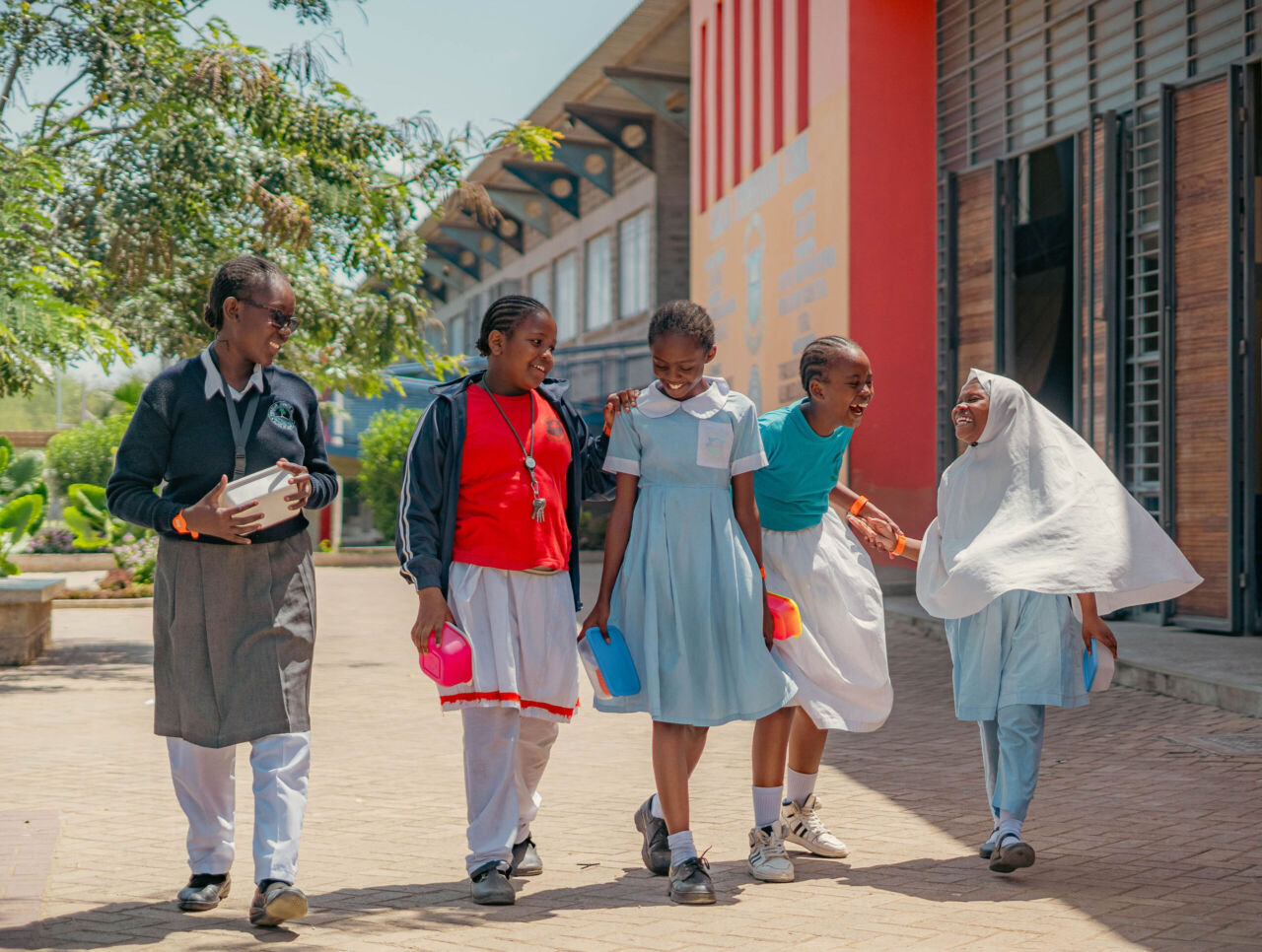 F4E beneficiary students at Khadija School Mombasa